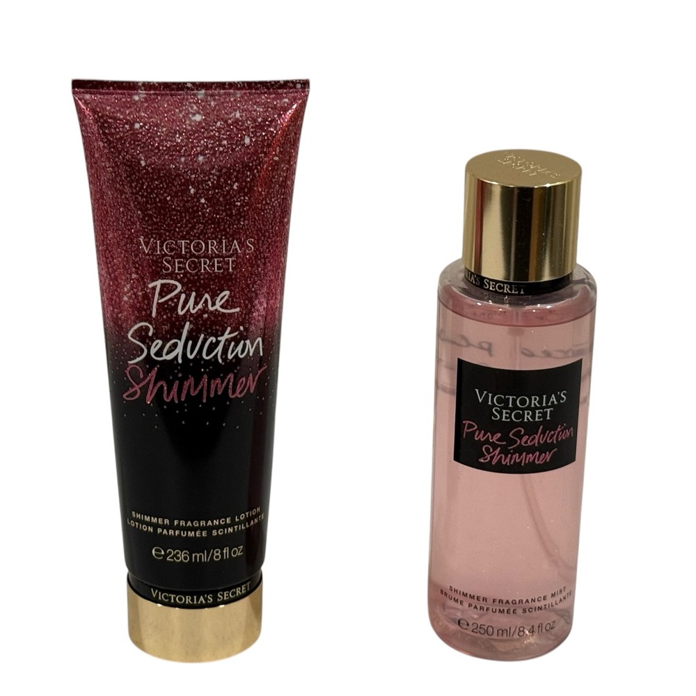 NEW Victoria's Secret Pure Seduction Shimmer Lotion Mist Set